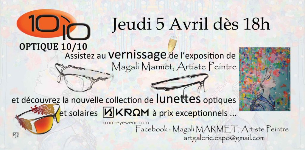 Vernissage M.Marmet-Krom Eyewear OPTIQUE 10/10- FACHES THUMESNIL