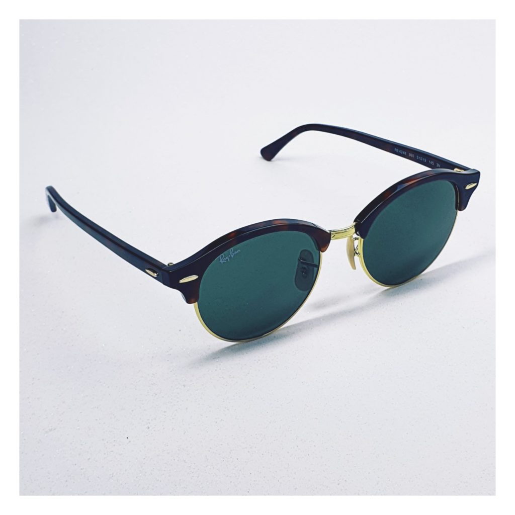 Lunettes de soleil Ray Ban Club Round RB4246 OPTIQUE 1010 FACHES THUMESNIL Réf 13625